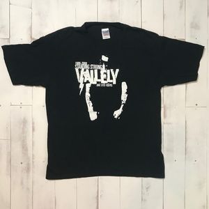 Mike Vallely Standing Strong Black T-shirt, Large